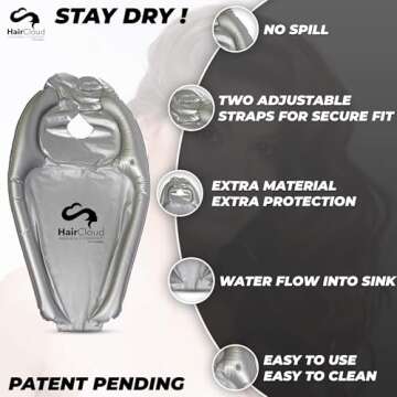 Inflatable Hair Washing Funnel – Comfort & Convenience