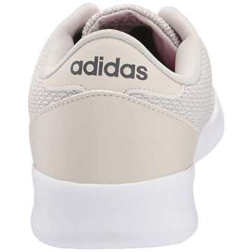 adidas Women's CloudfoamQT Racer Xpressive-Contemporary CloudfoamRunning Sneakers Shoes, White/Shock Pink/White, 6 Medium US