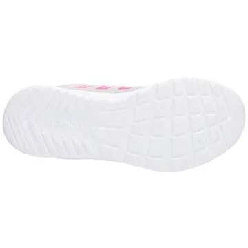 adidas Women's CloudfoamQT Racer Xpressive-Contemporary CloudfoamRunning Sneakers Shoes, White/Shock Pink/White, 6 Medium US