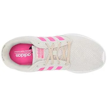 adidas Women's CloudfoamQT Racer Xpressive-Contemporary CloudfoamRunning Sneakers Shoes, White/Shock Pink/White, 6 Medium US