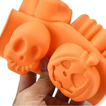 ☀ Dergo ☀ Cake Silicone Mold,Creative Happy Halloween Silicone Pumpkin Cake Silicone Mold Kitchen Bake Tools