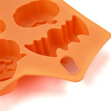 ☀ Dergo ☀ Cake Silicone Mold,Creative Happy Halloween Silicone Pumpkin Cake Silicone Mold Kitchen Bake Tools