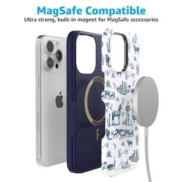Casely iPhone 15 Pro Case | Wild West Adventure | Desert Western | Bold Extra Protective Design | Compatible with MagSafe and Action Button