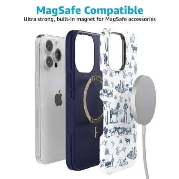 Casely iPhone 15 Pro Case | Wild West Adventure | Desert Western | Bold Extra Protective Design | Compatible with MagSafe and Action Button