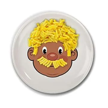 Genuine Fred Food Face Plate for Creative Eating Fun