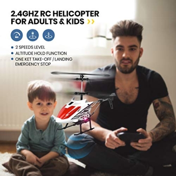 DEERC DE51 Remote Control Helicopter - 20+ Mins Fun