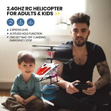 DEERC DE51 Remote Control Helicopter - 20+ Mins Fun