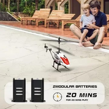 DEERC DE51 Remote Control Helicopter - 20+ Mins Fun