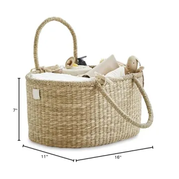 Bebe Bask Award-Winning Baby Diaper Caddy Organizer