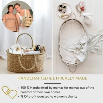 Bebe Bask Award-Winning Baby Diaper Caddy Organizer