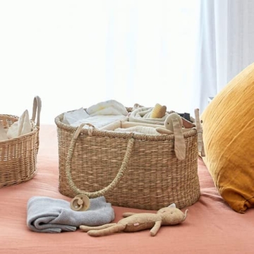 Bebe Bask Award-Winning Baby Diaper Caddy Organizer