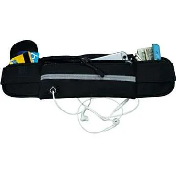 dimok Running Belt Waist Pack - Water Resistant Runners Belt Fanny Pack for Hiking Fitness – Adjustable Running Pouch for Phones iPhone Android