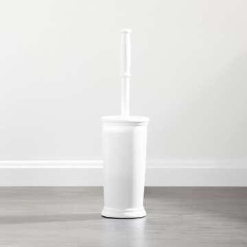 mDesign Toilet Bowl Brush & Holder - Modern and Stylish