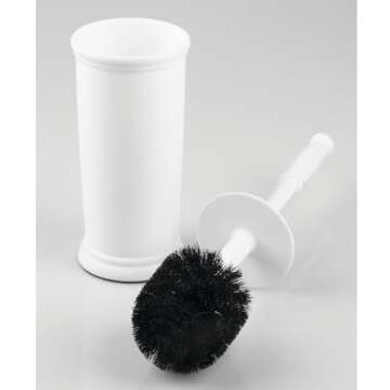 mDesign Toilet Bowl Brush & Holder - Modern and Stylish
