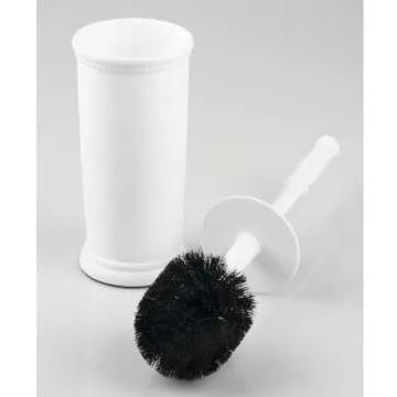mDesign Toilet Bowl Brush & Holder - Modern and Stylish