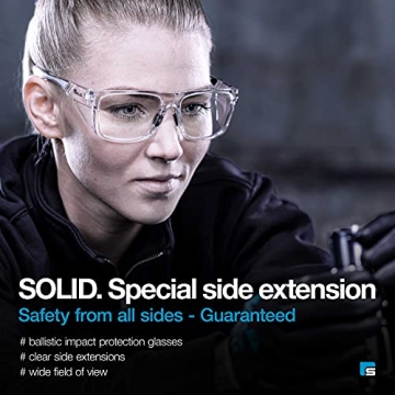 SolidWork Anti-Fog Safety Glasses with Clear Lens