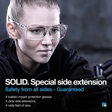 SolidWork Anti-Fog Safety Glasses with Clear Lens