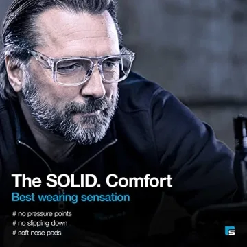 SolidWork Anti-Fog Safety Glasses with Clear Lens