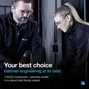 SolidWork Anti-Fog Safety Glasses with Clear Lens