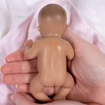 Realistic 5 Inch Silicone Newborn Baby Doll Gift Set
