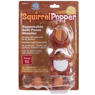 Hog Wild Squirrel Popper Toy - Launch Foam Balls 20 Feet