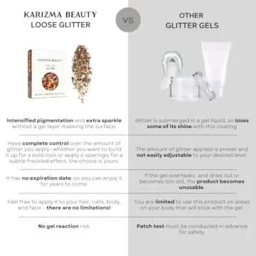 KARIZMA Rose Gold Glitter for All Occasions - 10g