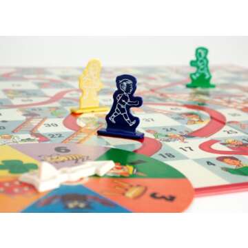 WS Game Company Chutes and Ladders Nostalgia Edition Board Game in Collectible Tin