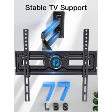 Pipishell Full Motion TV Wall Mount for 26-60" TVs