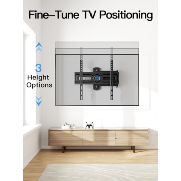 Pipishell Full Motion TV Wall Mount for 26-60" TVs
