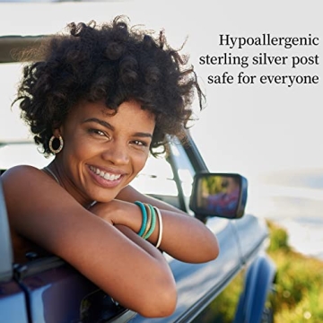 Elegant 925 Sterling Silver Gold-Plated Hoop Earrings