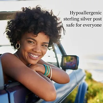 Elegant 925 Sterling Silver Gold-Plated Hoop Earrings