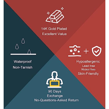 Picuzzy 5PCS Gold Bracelets Set for Women - Stylish Jewelry