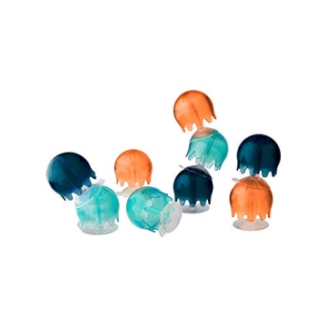 Boon Jellies Suction Cup Bath Toys - Bathtub Baby Sensory Toys - Jellyfish Suction Toys for Bath Tim...