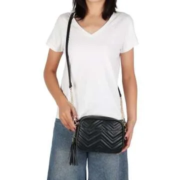 Lola Mae Quilted Crossbody Bag - Stylish & Versatile