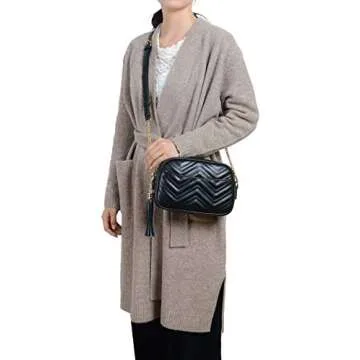 Lola Mae Quilted Crossbody Bag - Stylish & Versatile