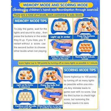 Games Road Trip Activities Car Toys Sensory for Kids 5-7 Fast Push Game Fidget Travel Games for Kids 8-12 Toys for Boys Age 5-7 Birthday Autism Relief for 3 4 5 6 7 8 9 Year Old Birthday