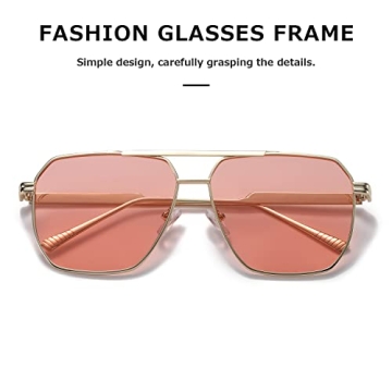 Kimorn Polarized Retro Sunglasses for Men and Women