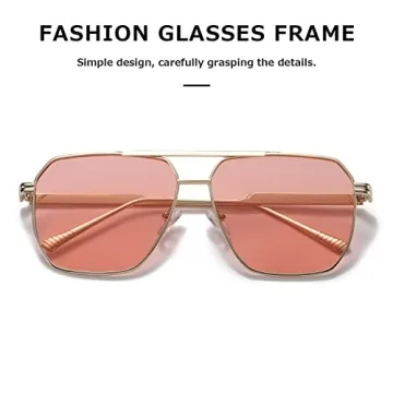 Kimorn Polarized Retro Sunglasses for Men and Women