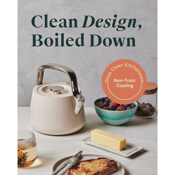 Caraway Stainless Steel Whistling Tea Kettle Fast Boiling