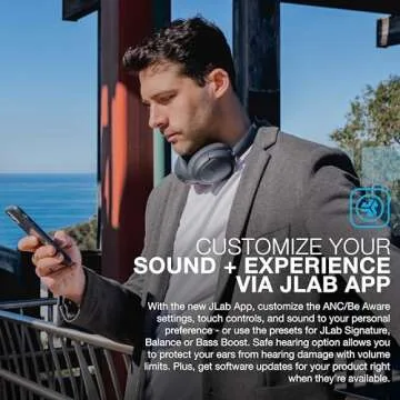 JLab JBuds Lux ANC Wireless Headphones with 70+ Hours Playtime