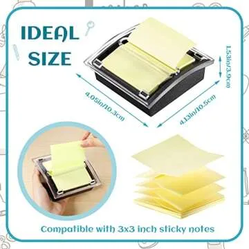 Stylish Pop up Notes Dispenser Set for Home & Office