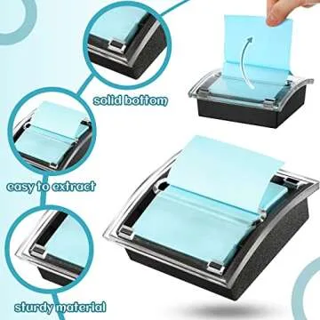 Stylish Pop up Notes Dispenser Set for Home & Office