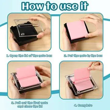 Stylish Pop up Notes Dispenser Set for Home & Office