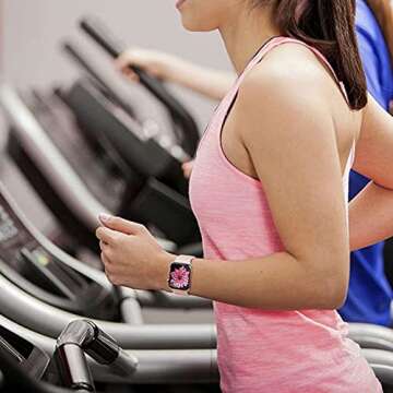 Band4u Pack 4 Silicone Bands Compatible with Apple Watch Band 41mm 45mm 38mm 40mm 42mm 44mm,Soft Silicone Replacement Bands Compatible with iWatch Series 7/6/5/4/3/2/1 SE