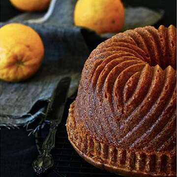 Nordic Ware Bavaria Bundt Pan, 10-Cup, Graphite