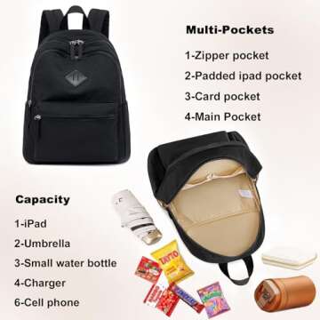 CAMTOP Lightweight Mini Backpack for Travel & Fashion
