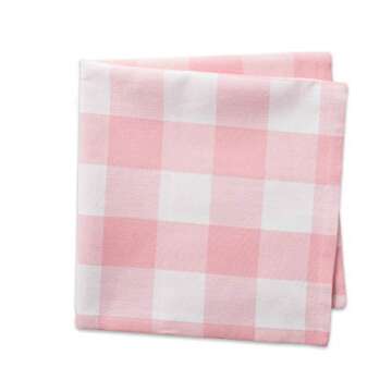 DII Pink & White Buffalo Check Napkin Set - 6 Pieces