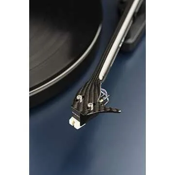Pro-Ject Debut Carbon EVO, Audiophile Turntable with Carbon Fiber tonearm, Electronic Speed Selection and pre-Mounted Sumiko Rainier Phono Cartridge (Satin White)