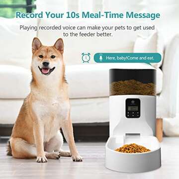 Automatic Pet Feeder for Dogs and Cats with Smart Features