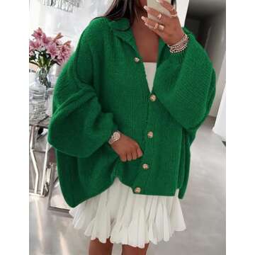 PRETTYGARDEN Winter Cardigan - Stylish, Cozy Outerwear